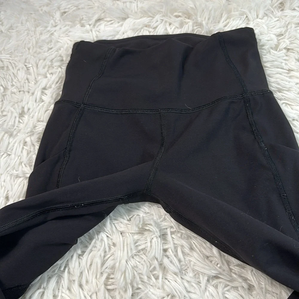 Lululemon City Sky Run By Crop Black